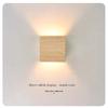 Nordic Wall Lamp Led Up Down Warm Light For Living Room Bedroom Aisle Wall Decor Wood/Walnut Corridor Sconce Decorative Fixture