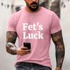 Men's Funny Letter Print Casual Loose Fit Top for Everyday Wear