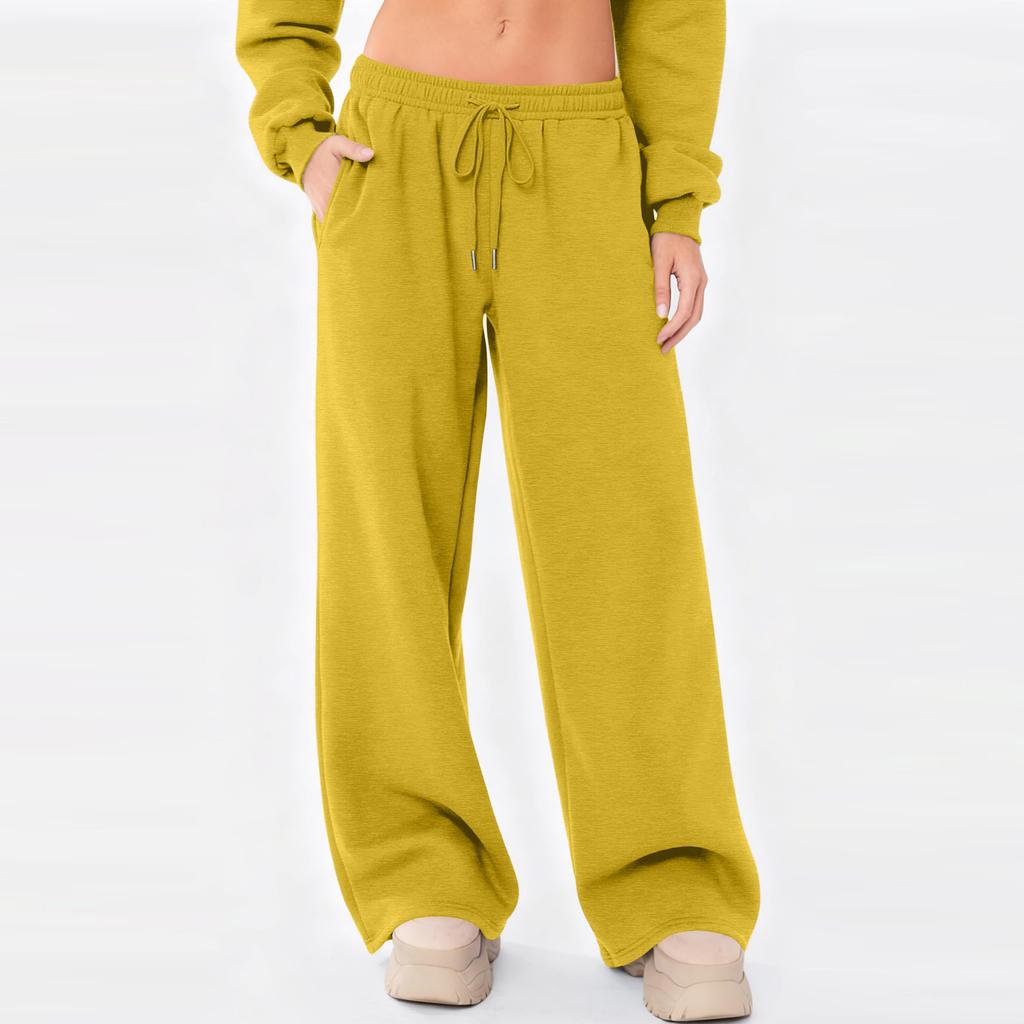 Sweatpants Women Wide Leg Sweatpants Women Lounge Pants Women Womens Sweatpants Loose Fit Drawstring Waist Casual Pants for Daily Wear
