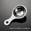 Stainless Steel Egg Separator Food Grade Material Easy Hanging Design Perfect For Home Baking Kitchen Cooking