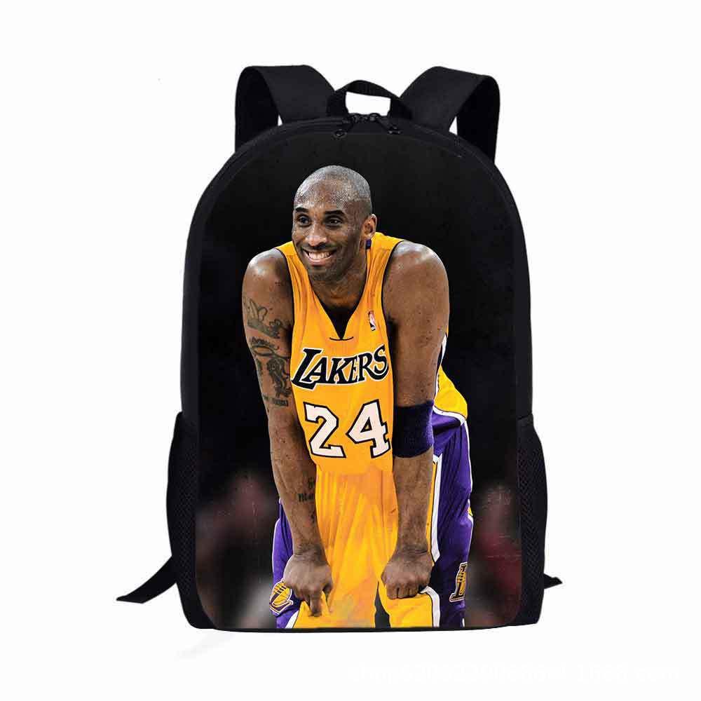 Stylish Kobe Curry James Basketball Star Backpack For Kids And Teens