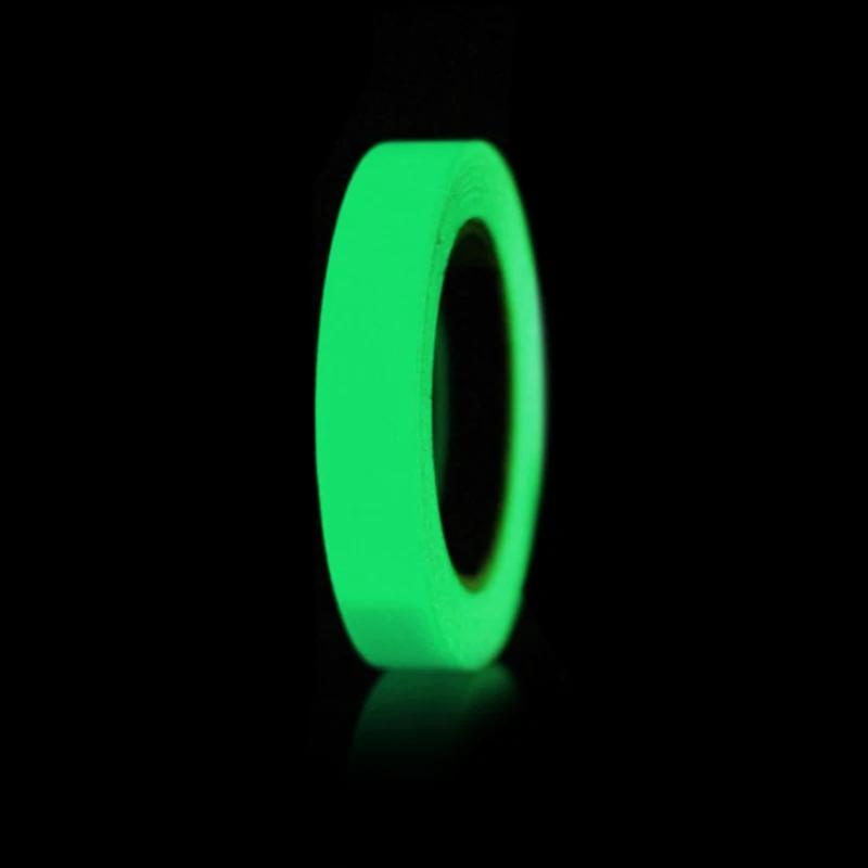 1 PZ Nastro Adesivo Autoadesivo Notturno Fluorescente Luminoso Glow In The Dark Sicurezza Domestica Decorazione 1M Nastri di Avvertimento