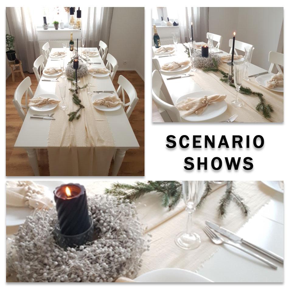 Gauze Table Runner Cotton Cloth Linen Cheesecloth Solid Color Washable Can Be Handmade For Tablecloth Wedding Decor Arch