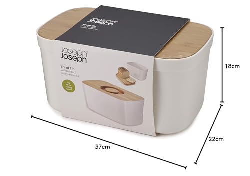 [Authentic] Joseph Joseph Bread Case, Light White, 81097