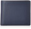 Commes Men's Rhombus Bi-fold Wallet 06911-86 Navy X Dark Brown