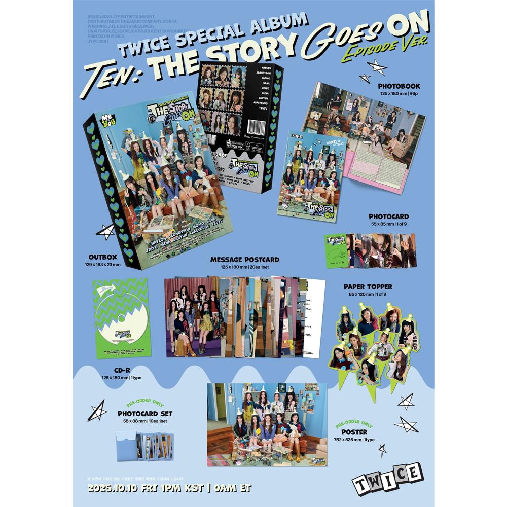 [Pre-order] TWICE - TEN: The Story Goes On (EPISODE Ver.)