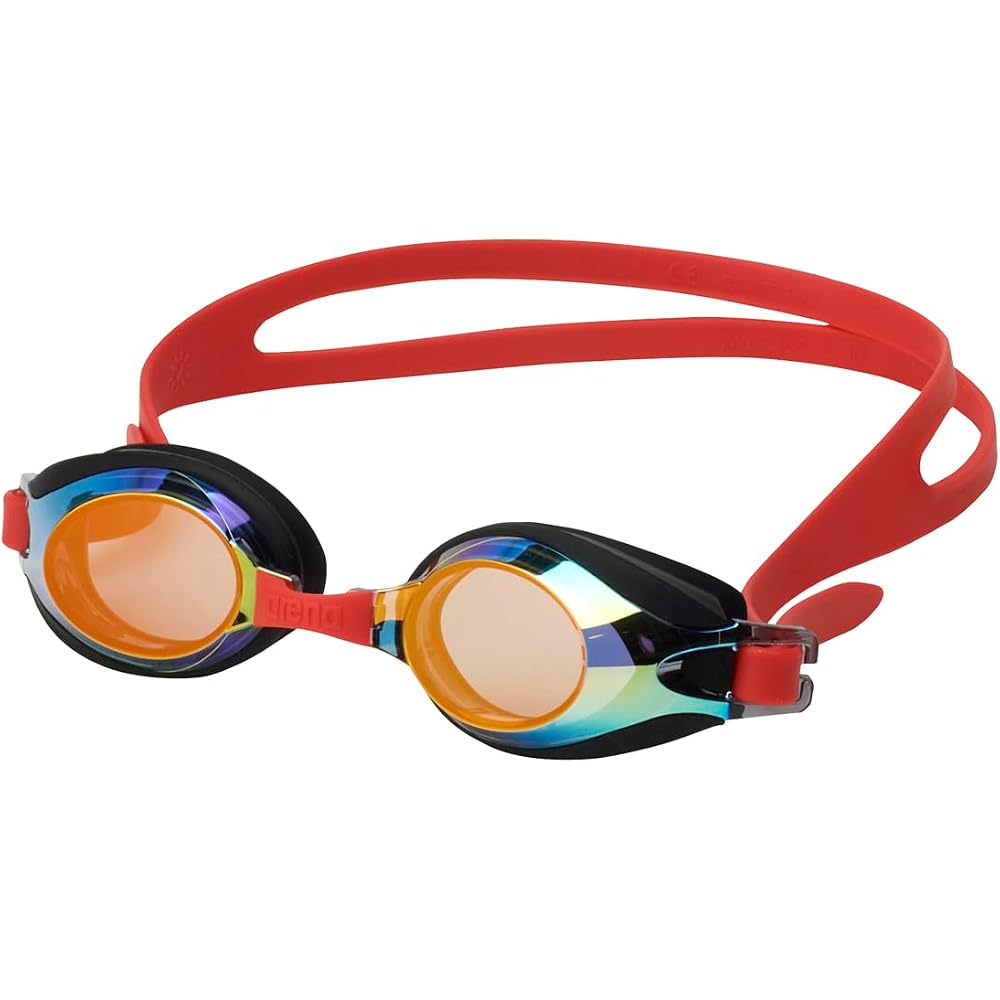 Arena Swimming Goggles Junior Trenti Free Size Mirror Lens for Kids Ages 6-12