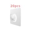 Bathroom Organizer Rack Hook 80PCS Home and Decoration Door Hooks For Kitchen Gadgets Hanging Organizers Transparent Heavy Duty