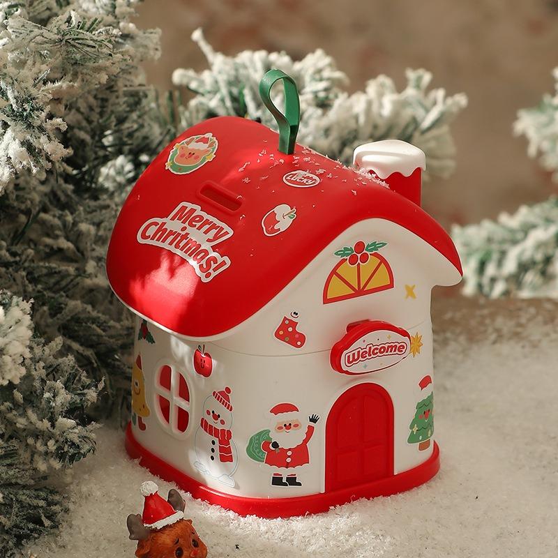 Christmas Eve Storage Box Lightweight Candy Gift Box Christmas Gift Box Non Toxic Children'S Piggy Bank For Gift Packaging