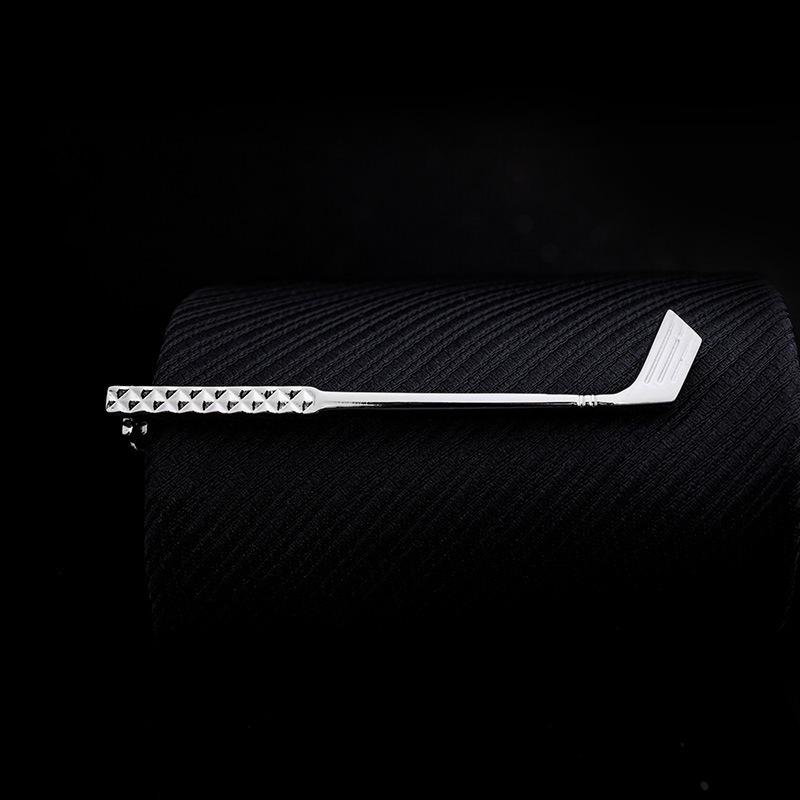 Men's Gold & Silver Creative Tie Clip for Weddings & Formal Wear