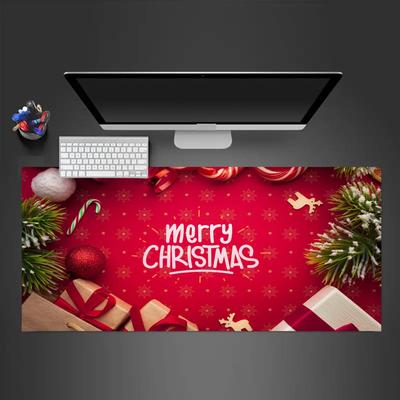 1pc Merry Christmas Anime Mouse Pad Big Large Desk Mat Non-Slip Rubber Base Light Gaming Room for PC Computer Laptop Unisex