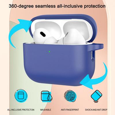 Protective Case For Airpods Pro 3 Soft Silicone Skin, Anti-Scratch Shockproof Dustproof 360° All Inclusive Headphones Cover
