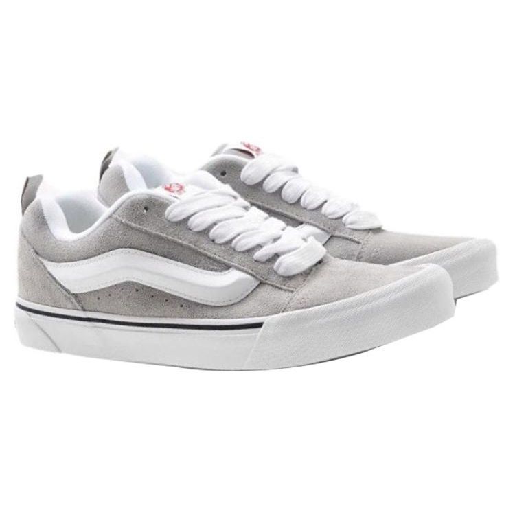 Vans Knu Skool Neformální Pohodlné Všestranné Nízké Skate Boty Unisex Tenisky Šedé VN0009QCBGJ
