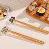 TAKEMI Bamboo 10 Chopsticks Dishwasher For For Commercial Eco Natural Chopsticks, Pieces, Set, Boxed, Safe, Stylish, 22.5 Cm, Anti-slip, Guests, Use,