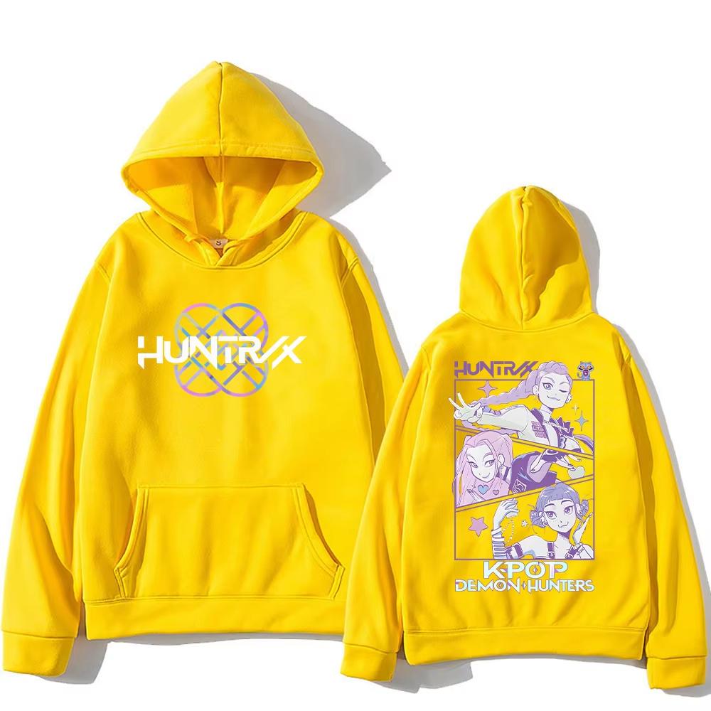 K-pop Devil Hunter Fashion Hoodies, Men's and Women's Sweatshirts, Trendy Street Hoodies, Pullovers, and Trendy Anime Tops