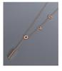 Korean 18K Gold Plated Titanium Love Pendant Necklace for Women - P025
