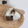Playful Plush Dog Brooch Pin Stylish Bag Pendant Statement Hanging Ornament Plush Texture for Casual or Formal Event