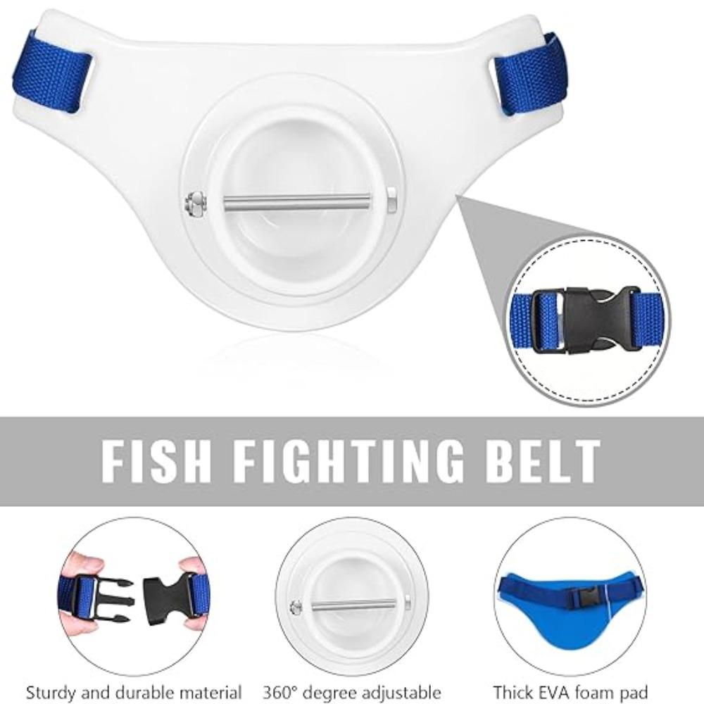 Assist Tackle Fishing Rod Belt 360° Adjustable Fishing Belt Inserter  Boat Fishing Tool
