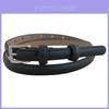 Womens Leather Belt With Alloy Pin Square Buckle For Casual Office Wear