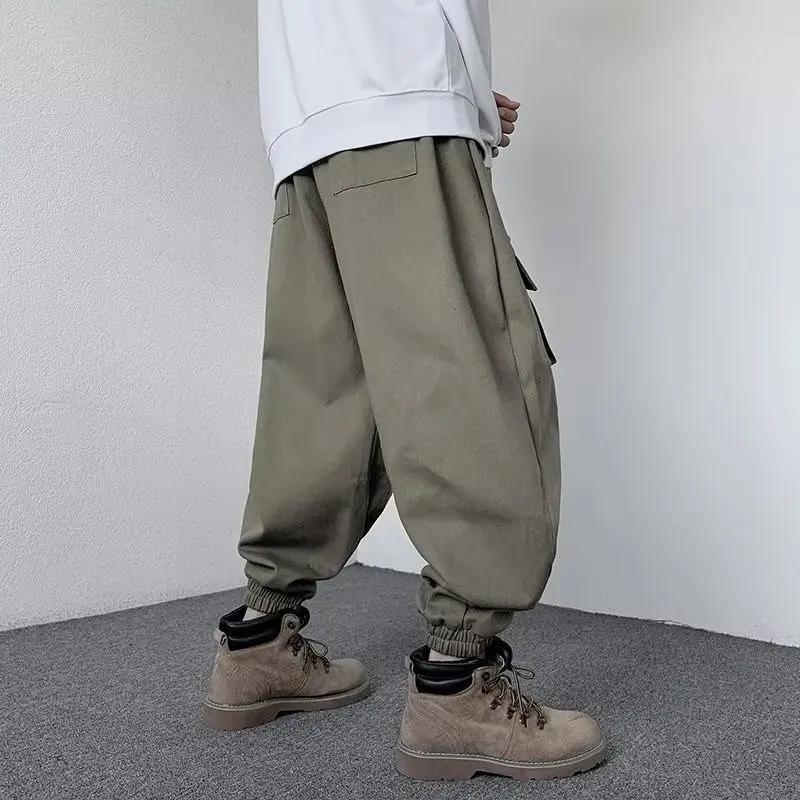 Men Loose-fit Wide-leg Cargo Pants For Men Autumn/Summer Casual Vintage Pants Sensibilityniche Design