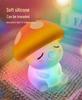 USB Rechargeable Silicone Mushroom Night Light for Kids
