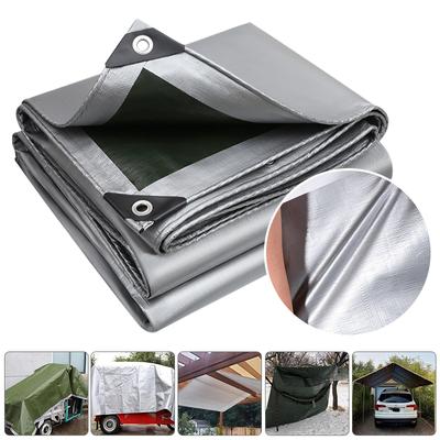 PE Tarpaulin Waterproof Outdoor Canopy Rainproof Cloth Truck Tarp Cover Sunshade Hiking Camping Shed Cloth Sunshelter Awning