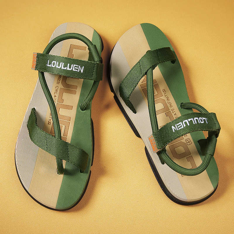 Fashion Does Not Slip Backless Sandals Men Bath Shoes Men's Slippers Home Sneakers Sports High End Pretty Team Losfers Comfortable