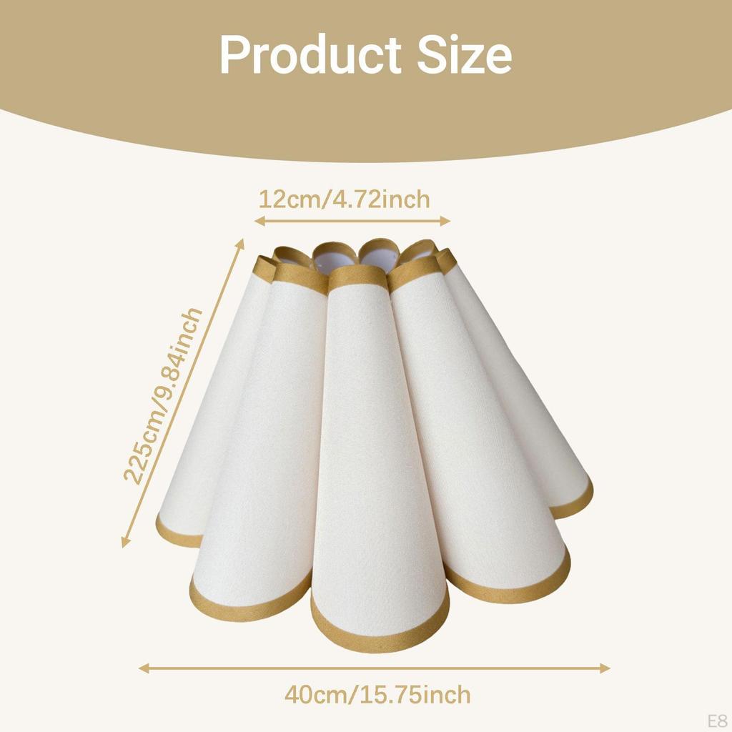 Petal Lamp Shade Cloth Lampshade,Decorative Accessories,Replacement,Fashion,Modern Creative Desk