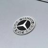 AABGU1 Car Metal Flat Hood Emblem Front Badge Logo Fit For Mercedes Benz AMG W212 W213 W205 W177 W247 W176 CLS CLA CLK CLG GLS X253