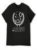 Flat Earth Society T-Shirt Graphic Shirts Oversize T-Shirts Man Tees Cotton Man T-Shirts Unisexs T Shirt