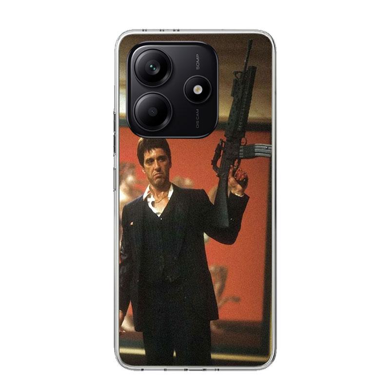 Scarface 1983 Film Al Pacino Movie Case Phone Cover for Xiaomi Redmi Note 14 13 12S 12 11S 11 11T 11E 10S 10 Pro Plus 9 9S 5G +