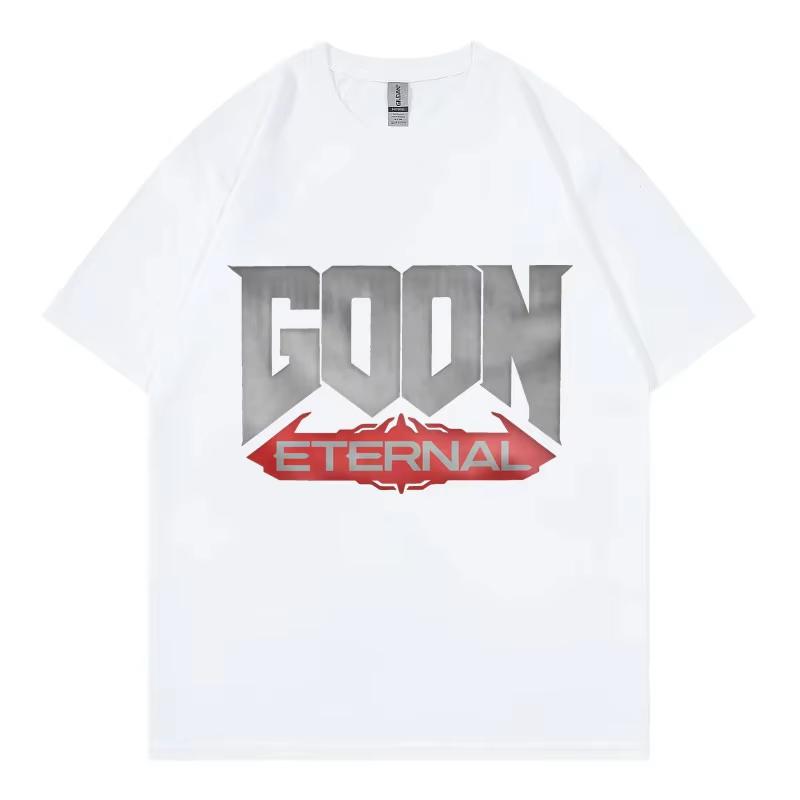Goon Eternal Funny Meme T Shirt Men's Women's Fashion Vintage Short Sleeve T-shirt Summer Casual Loose T-shirts Y2k Streetwear