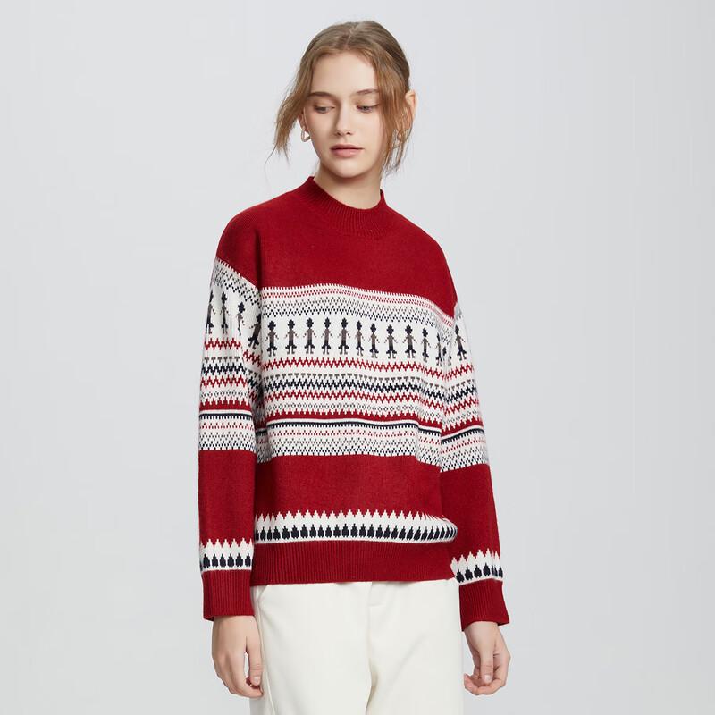 

Women s Warm Long Sleeve Knit Sweater One Size