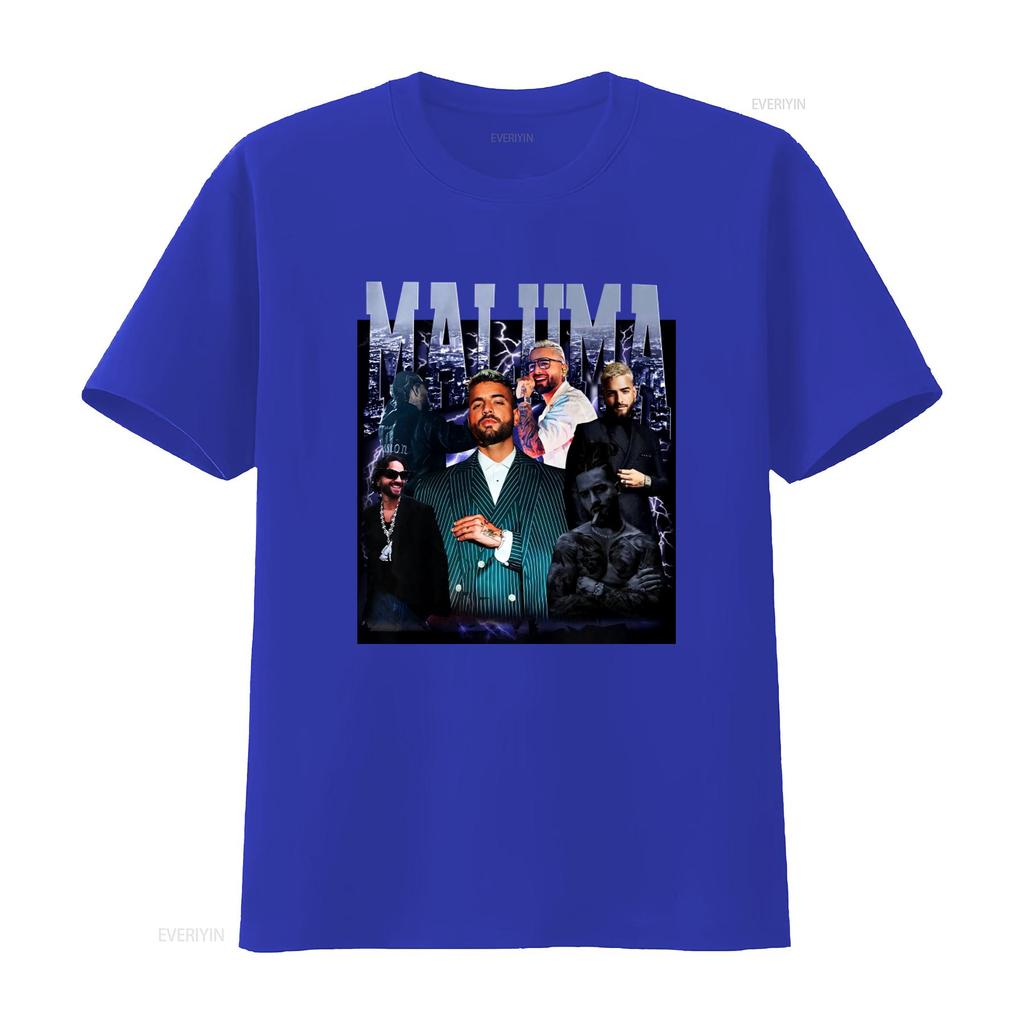 Maluma T Shirt Vintage Fan s Music Star Print vintage Washed Breathable Comfortable Casual Stylish designer clothes fashion
