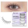 Justcoco False Eyelashes, Natural, Transparent Stems, False Eyelashes, Upper Eyelashes, False Eyelashes That Won't Show Off, Natural, Handmade False E