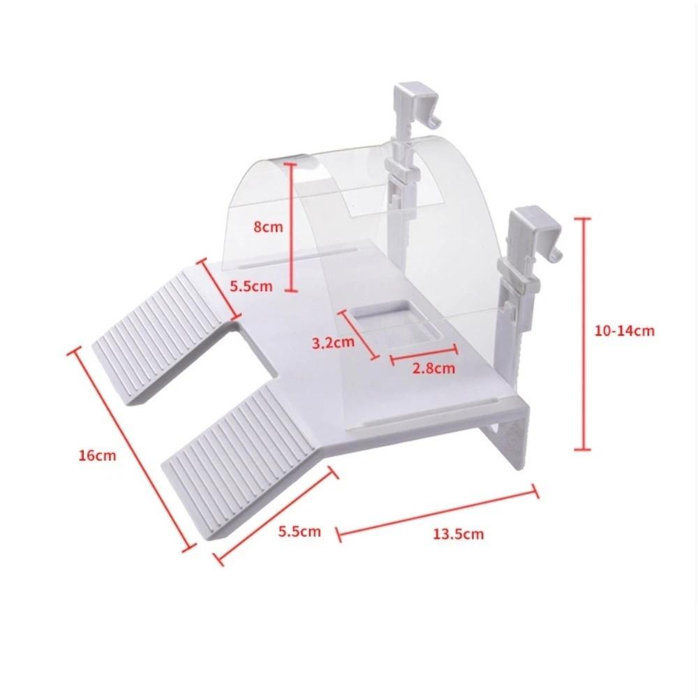 Anti-Escape Cover Turtle Basking Platform with Hooks Aquarium Basking Platform Reptile Enclosure