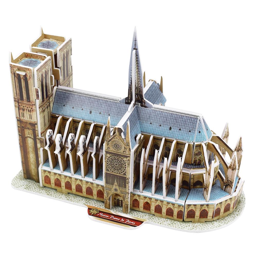 3D Puzzle Notre Dame De Paris World Architectural Jigsaw Building Model Kit for Kids Toys Gifts