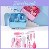 13pcs Set Newborn Baby Kids Nail Hair Health Care Thermometer Grooming Brush Kit Non-toxic And Specially Designed
