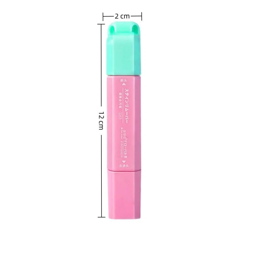 New 12ml Stain Remover Pen with Brush Head Instant Oil Remover Stick Double Head Portable Emergency Stain Remover Travel Use