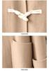 Women's Spring 2026 Hooded Double-Faced Wool Coat with Horn Buttons