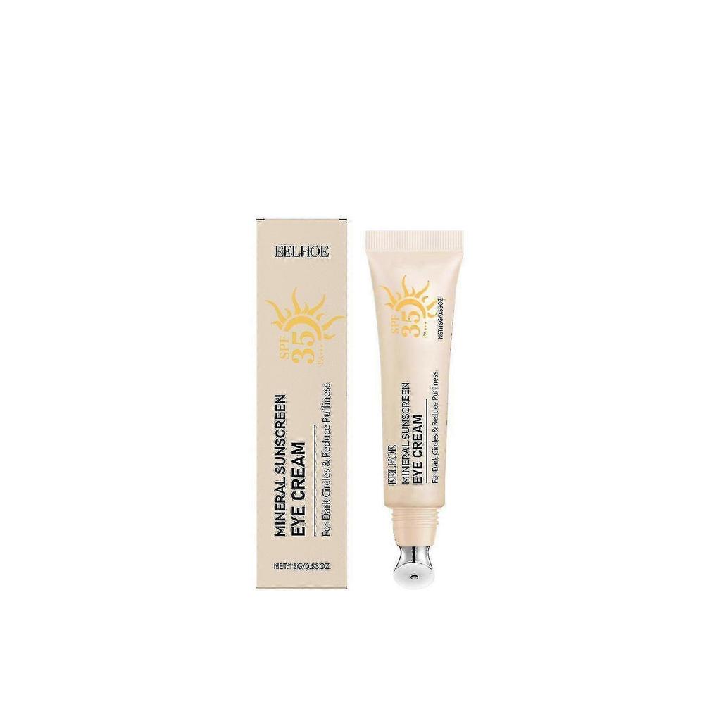 3-in-1 Mineral-Sonnencreme Augencreme, LSF 35 - Anti-Aging, Behandlung von Augenringen, Reduzierung von Schwellungen & Falten