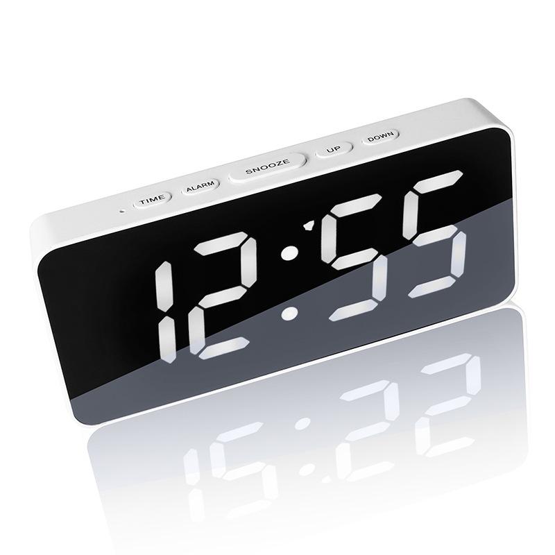 

Radio-Controlled Japanese LED Clock with Automatic Time Correction, Perpetual Calendar, and Snooze Alarm