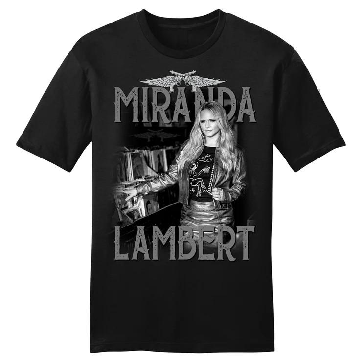 Miranda Lambert Record Store Graphic Multicolor Short Sleeves Unisex T Shirt S