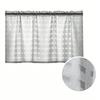 Retro Checkered Window Valance Light Filtering Window Swag