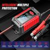 2 in 1 Car Battery Chargers and Tester 12V6A Intelligent Pulse Repairing Charge Device Automotive