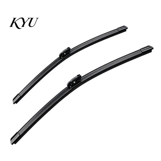 Pressurized Steel Sheet Wipers 2Pcs Windshield Wiper Blades for Dacia Sandero III 2020-2023, 16/24 Rainy Day Driving Supplies Inch Beamless