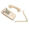 Retro Wall Phone Waterproof Decorative Corded Telephone with Volume Control for Home Bar Bathroom Beige