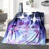 1pc KPop Demon Hunters16 Blanket, Gift, for Men and Women, Soft Blanket, Good for Sofa Bed Couch Travel, Lightweight Flannel Blanket