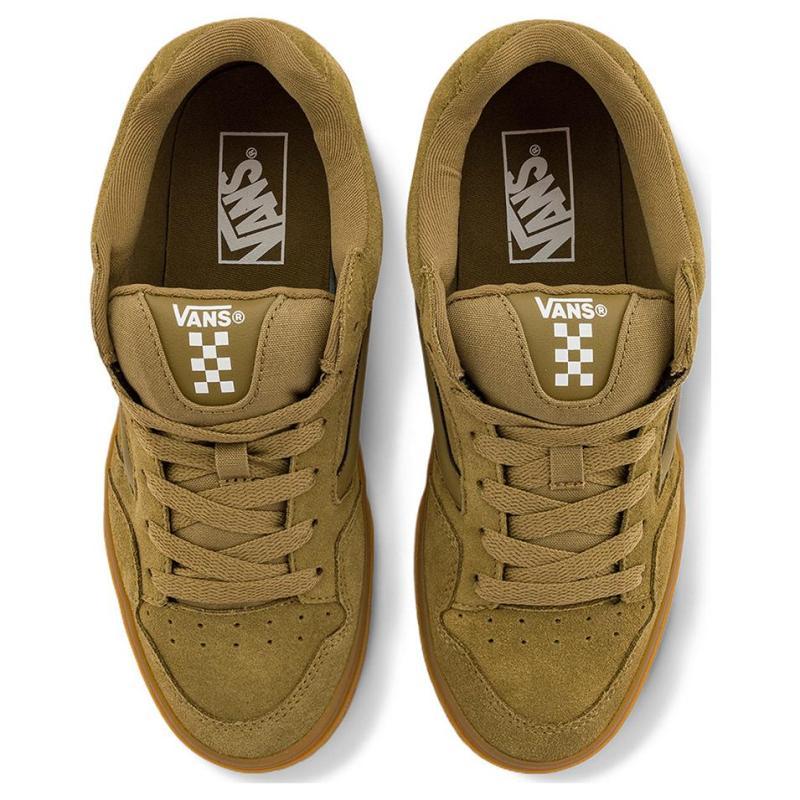Vans Low Top Skateboard Shoes Unisex Green Brown Sneakers VN0A2Z4ACUQ