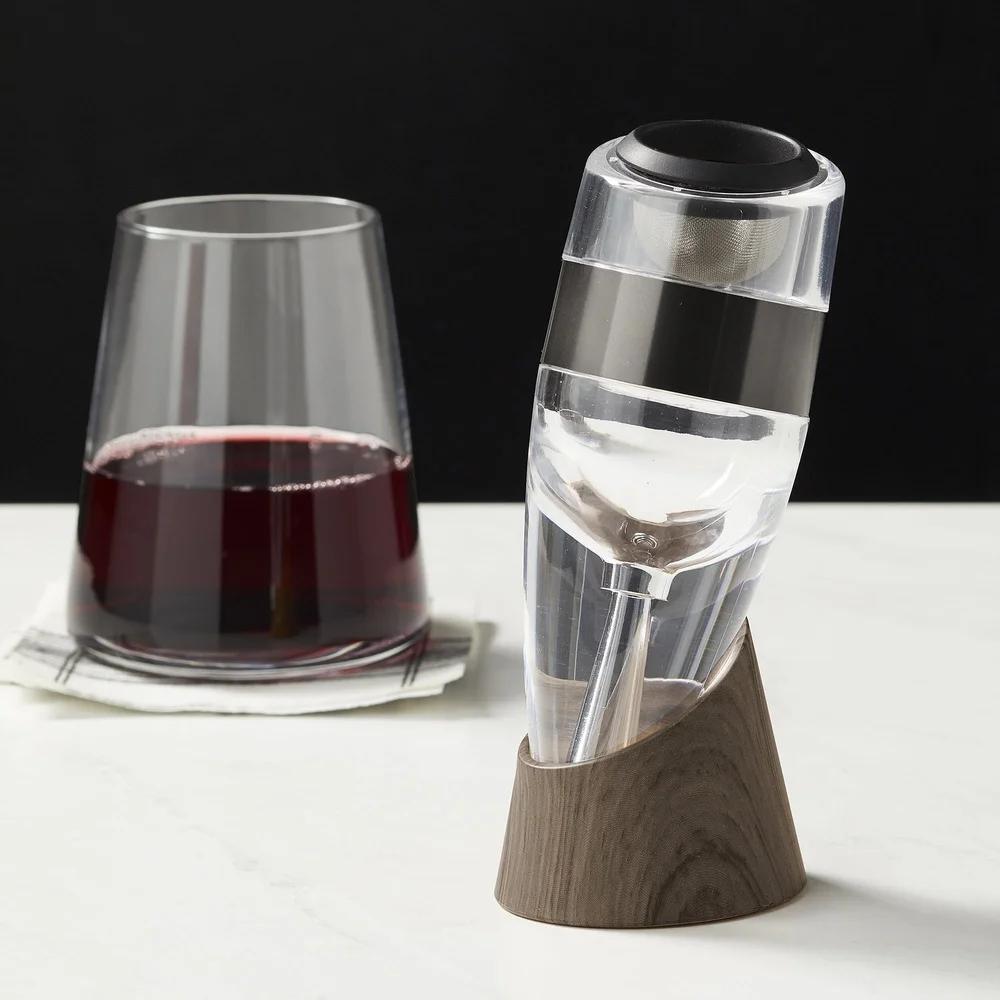 

Wine Decanter Aerator Pourer Portable Easy Clean Sediment Filter Enhances Aroma Smooth Taste Perfect Gift Wine Lovers United States